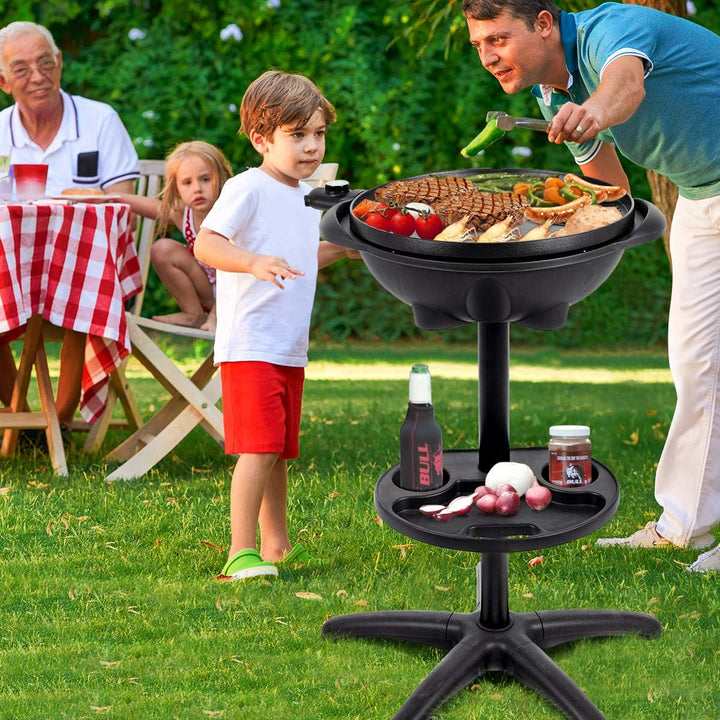 1350 W Outdoor Electric BBQ Grill with Removable Stand – Mecale