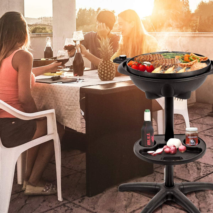 1350 W Outdoor Electric BBQ Grill with Removable Stand – Mecale